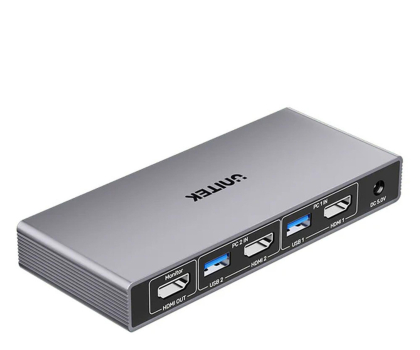 Przełącznik KVM Unitek Przełącznik KVM 4K@60Hz USB 3.0 HDMI